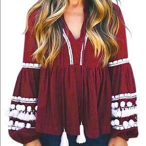 Vineet Bahl peasant blouse